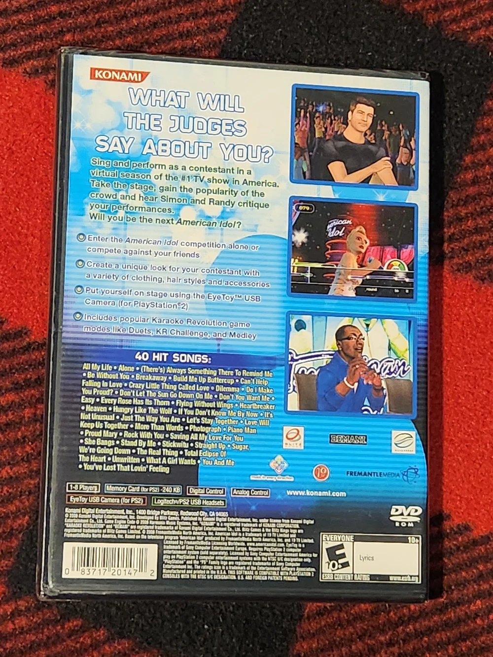 karaoke revolution american idol ps2 game New Sealed
